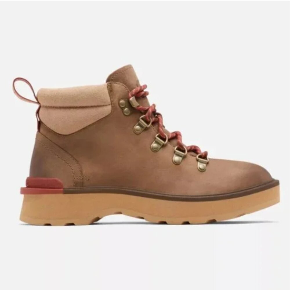 Sorel Hi-Line Hiker Waterproof Boot - Umber/Tawny Buff Size 9.5